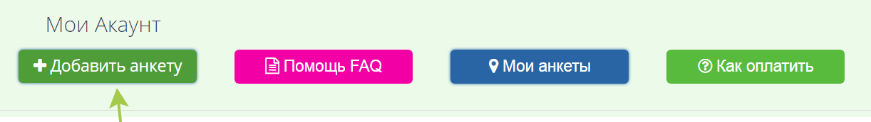 Добавить анкету проститутки